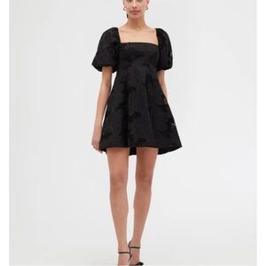 Hill House | Dresses | Hill House Matilda Mini Dress Black Lace Floral Size  Large | Poshmark
